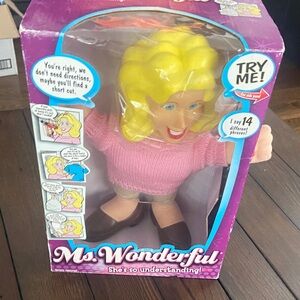 Ms. Wonderful Doll with Pink Sweater